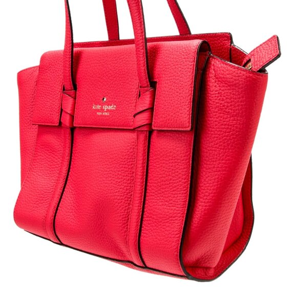 Kate Spade Red Handbag Daniels Drive Abigail NWOT - Picture 3 of 11